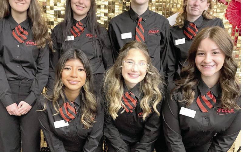 Students from St. Mary’s-Colgan attended the recent Family, Career and Community Leaders of America District -East Fall Leadership Conference. Courtesy photo.
