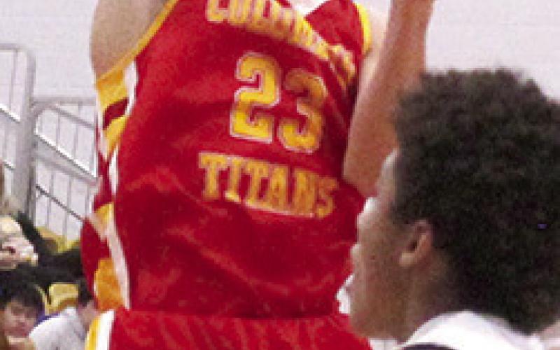 Drake Laurance led the Columbus Titan Eighth Grade Team with 13 point in their 37-42 loss at Riverton, Monday. Columbus will host Riverton at the Central School Gym, Monday, for a rematch,