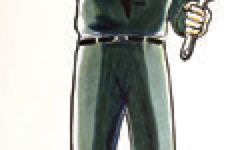 Giant Texaco man comes to Galena