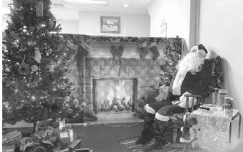 After public voting, the winner of the best Christmas decorated window was Columbus Health and Wellness located on Pine Street. The Chamber retail committee would like to thank those who entered and to those who cast votes for their favorite display. Courtesy photo.