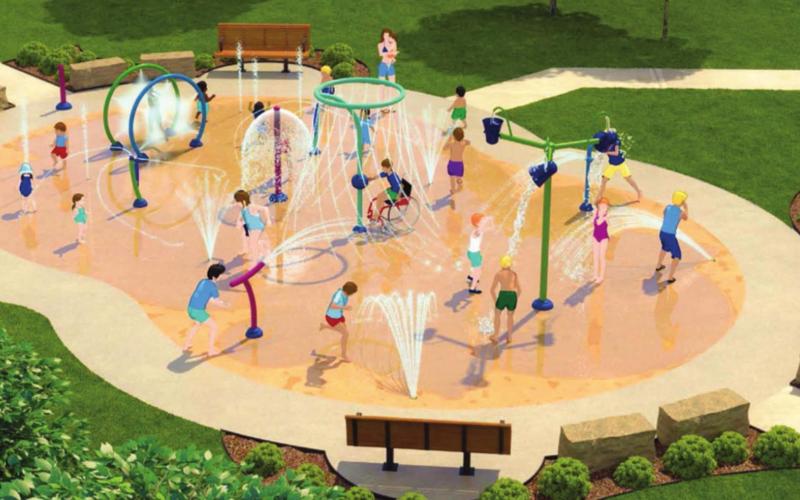 The new Splash Pad
