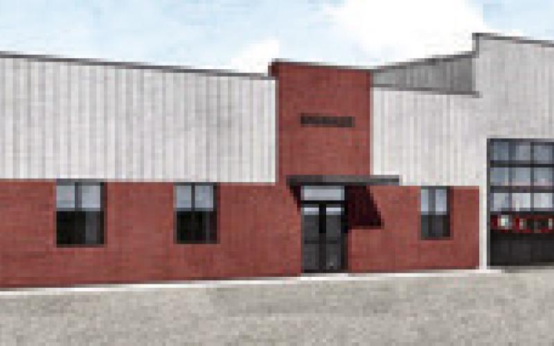 The engineering drawing of the new Baxter Springs Fire Department building. When he announced the funding being completed State Senator Tim Shallenburger said he had only one request about the new building, “I want it to have glass doors” said the Senator from Cherokee County.