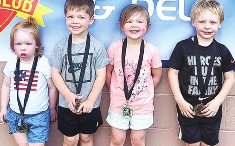 Columbus Bass Club Kids Fishing Tourney winners