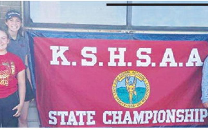 The CUHS Lady Titan Golf Team spent Monday and Tuesday in Emporia for the Kansas Class 3-1A State Golf Tournament. Senior, Anna Head, sophomores, Amory Neely, Natalie Wary, Hannah Noel, and senior, Mallory Thompson teed off Monday morning. At the end of the day, Mallory and Natalie had qualified for the day-two, championship round and Amory had missed the cut by one stroke. Courtesy photo.