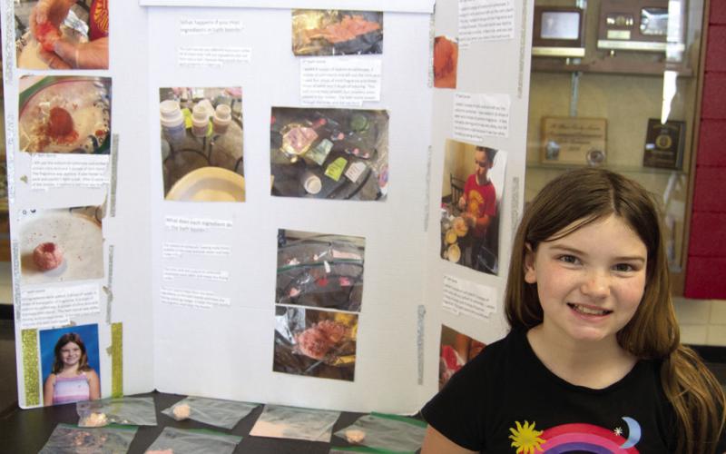 Columbus students enter projects in annual science fair