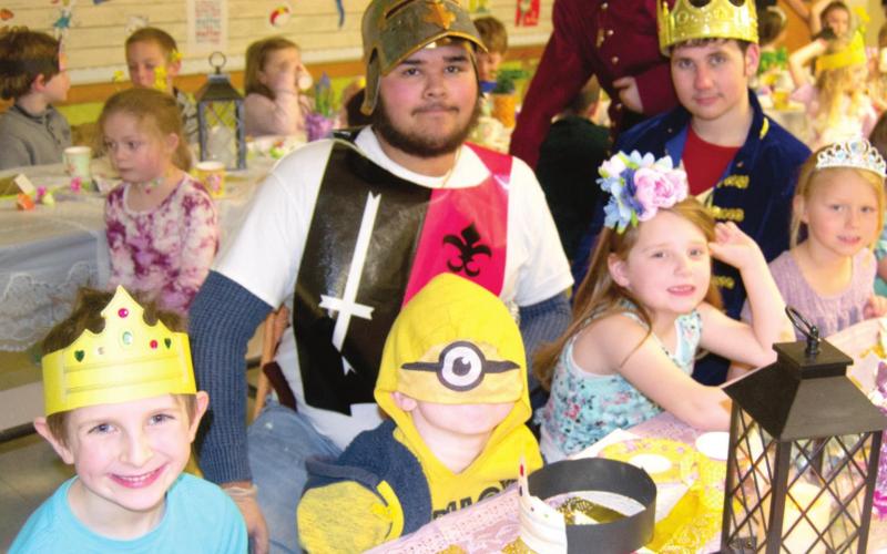 Park students served royal tea party