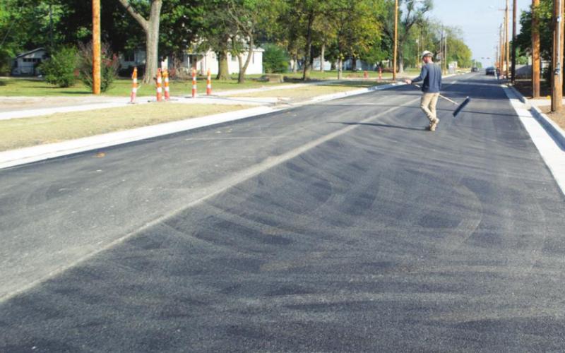 Street project near end
