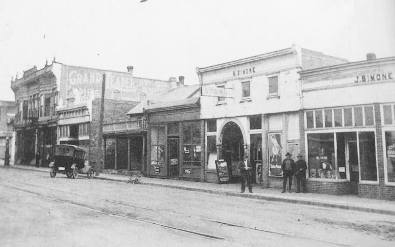 Historical downtown Weir was dotted with businesses.