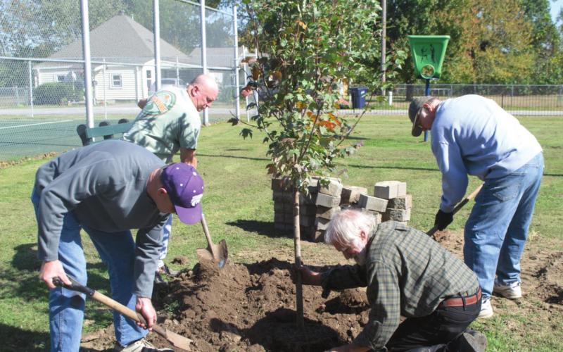 PRIDE busy planting around community