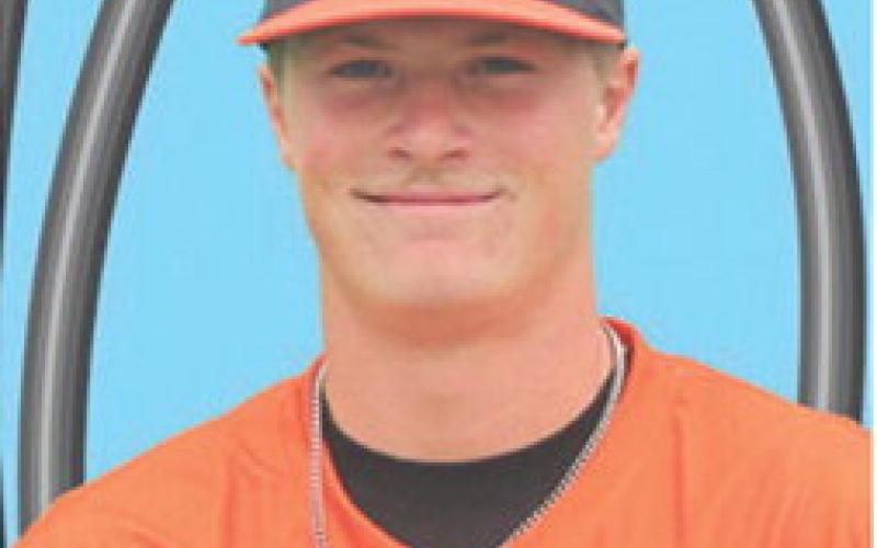 Jace Midgett, Jailbird Rookie and sophomore with the Coffeyville Red Raven Baseball Team sat out the playoffs due to injury following a decorated first season with the Joplin, Mo., MINK League Champs. Courtesy photo.