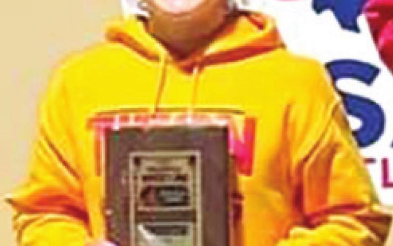 Lady Titan, Emily Welch, placed fourth in the High School Girls 127-134 weight class at the USAWKS 2021 State Folkstyle Wrestling Championship in Mulvane, Saturday. Courtesy Photo.