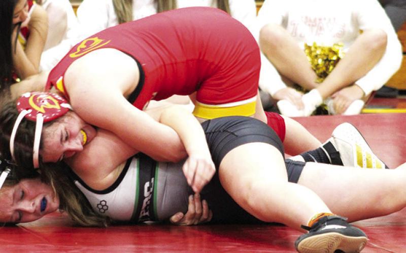Lady Titans host five-team duals