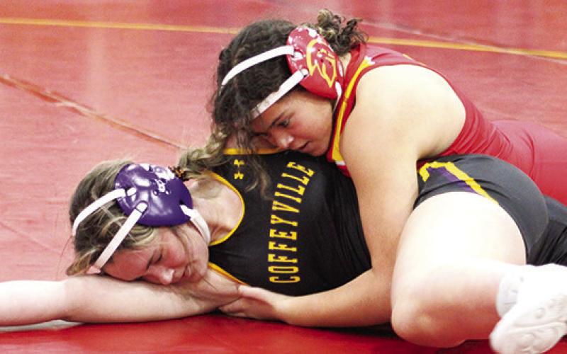 Lady Titans host five-team duals