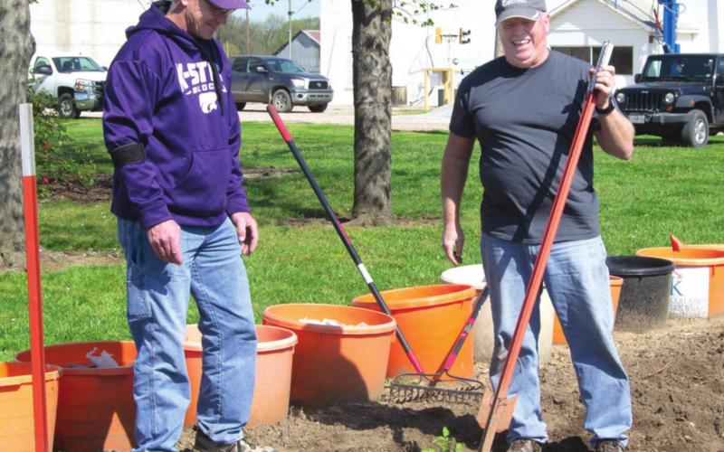 Planting begins at public garden