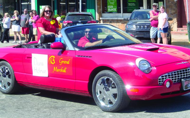 The grand marshal of the 2024 homecoming parade