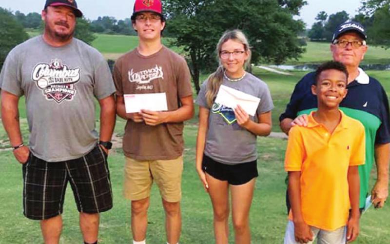 2021 Titan Golfers recognized Junior Golf mixed scramble winners