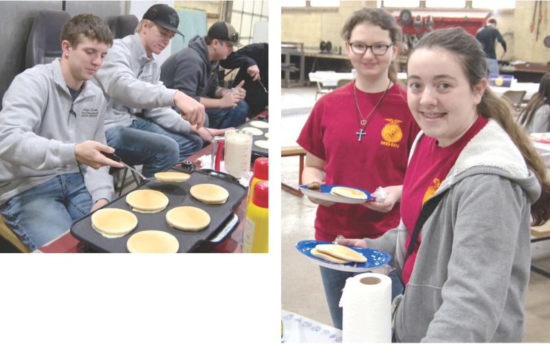 Columbus Future Farmers serves pancake breakfast