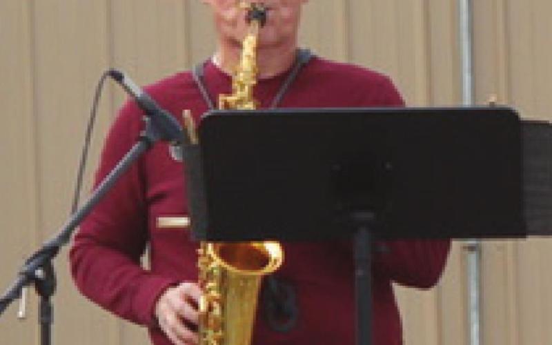 There were performances by area schools as well as a saxophone concert (at right) by Roger Scantlin, pastor of Spring River Assembly of God in Riverton. An array of food, drinks and visiting made for an unforgettable weekend experience.