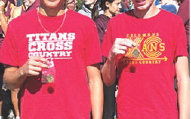Lady Titan Darcy Garrett is the lone senior returning for the 2025 Columbus Unified High School Cross Country Team.