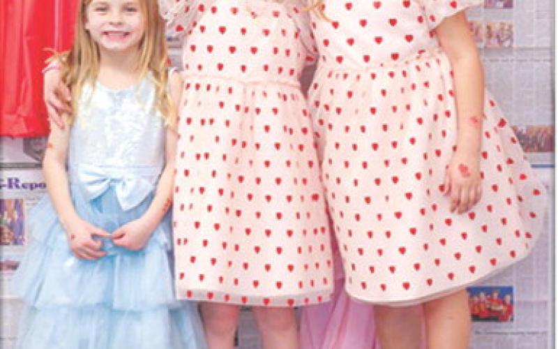 Music, fun and friends were highlights of the recent elementary school Sweetheart Dance. Brylynn Midgett, Amyx Evans and Oakleigh Mays were among those attending the event.