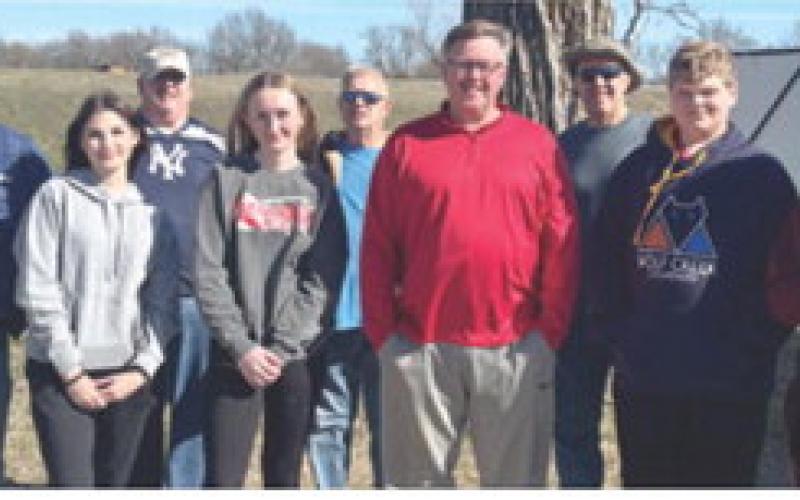 Members of the Baxter Springs Kiwanis Club and Key Club cleaned the ditches by the highways east of Baxter Springs on Thursday. Some local residents cleaned under the direction of Mary Beth Smith cleaned then ditches north of town. The Kiwanis filled two pick-up trucks in their semi-annual effort.