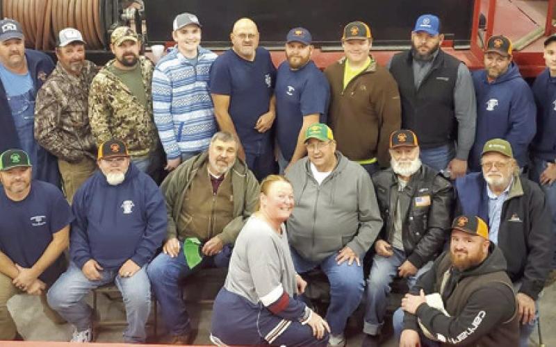 In addition to celebrating the Christmas season, members of the Lola Township Volunteer Fire Department celebrated a milestone for their organization. It has been 10 years since the department was formed. The members spend countless hours training and working to become even more efficient in their roles as public servants. Courtesy photo.