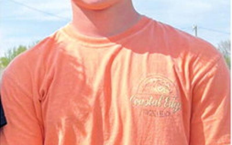 Titan Freshman Jace Gaither set a new Columbus Unified High School Record in the Discus breaking a 50 year-old mark held by Clay Christensen of 157 feet, two”. Jace, shown in a 2025 file photo, had a toss of 160 feet, eight inches, at the first meet of the season, Thursday, in Galena for the new record.