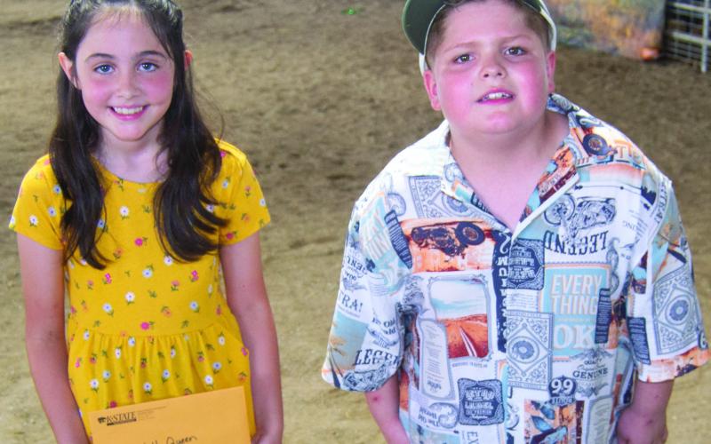 Addison Coke and Titus Woods were named 2025 Cherokee County Fair Queen and King during the coronation Wednesday night of Fair Week.