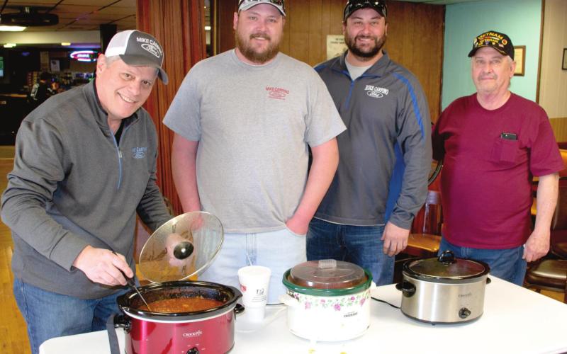 Chili cookoff fundraiser proceeds to benefit veterans’ causes