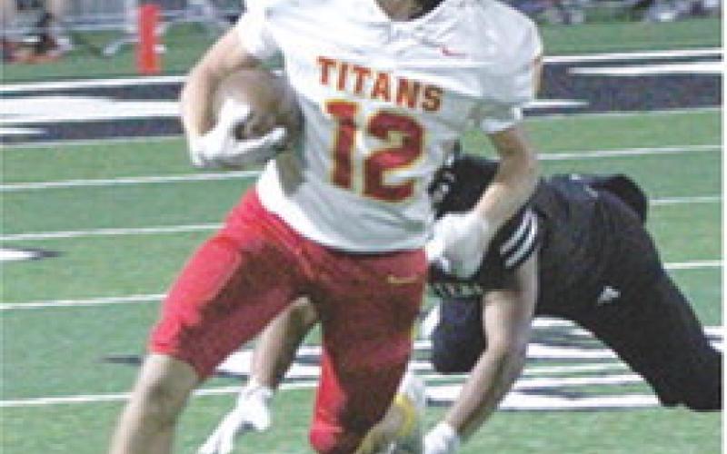 Cole Howard, Titan Freshman, had a 23-yard kick off return in Friday’s loss in Frontenac, 0-22. The special teams were a bright spot for Columbus in Kansas Class 3A, District 1 contest.