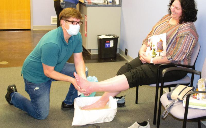 Educators treated to special day of pampering, relaxation