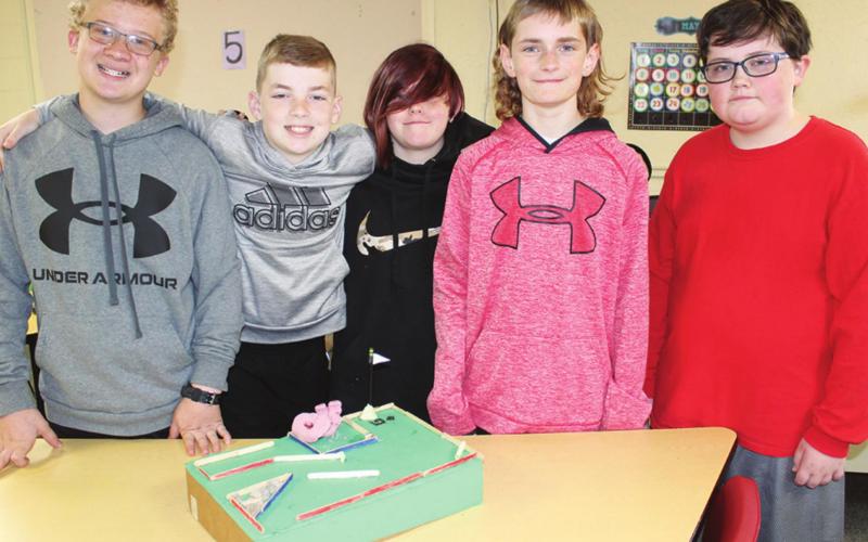 STEM Class creates sixth grade golf course