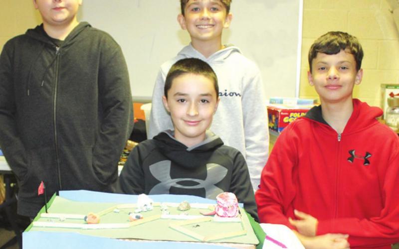 STEM Class creates sixth grade golf course