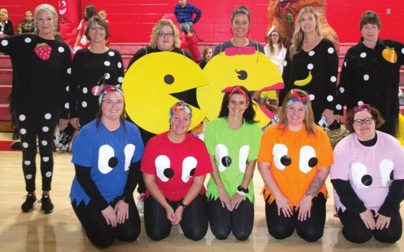 Costumes abound at Columbus Central Halloween assembly