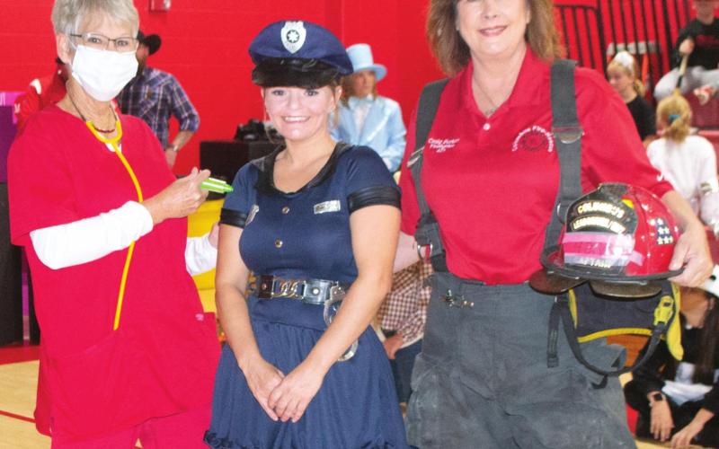Costumes abound at Columbus Central Halloween assembly