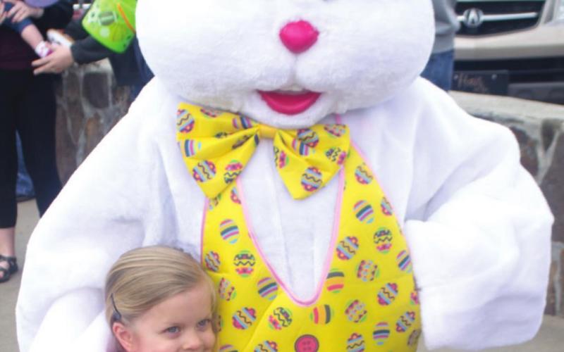 A special visitor will be in Columbus Saturday, April 16. The Easter Bunny will stop by Columbus City Park during the Chamber of Commerce Easter egg hunt.
