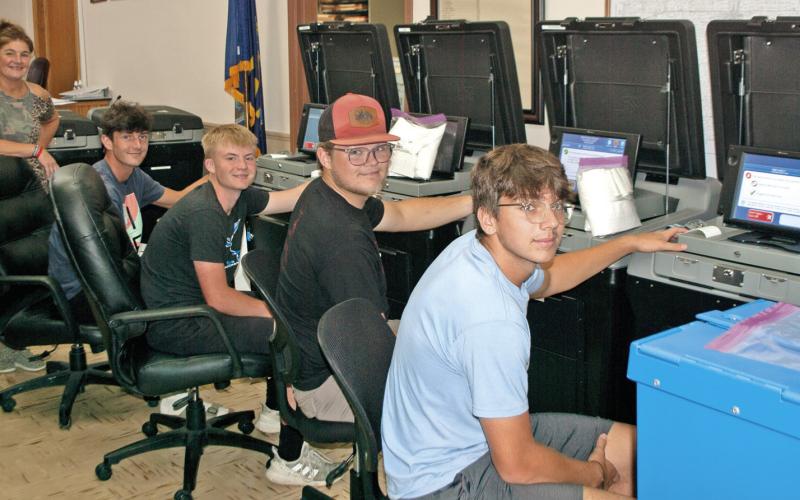 Public testing of the voting machines took place last week