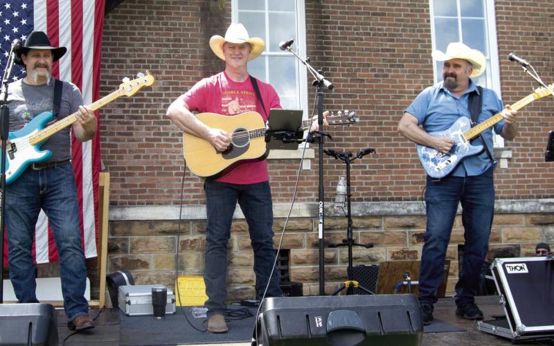 The Rick Cook Band played at Cow Town Days Saturday afternoon along with several others including the Retro Rockerz and Full Throttle. Lots of games for the kids and craft booths were enjoyed by the crowd.