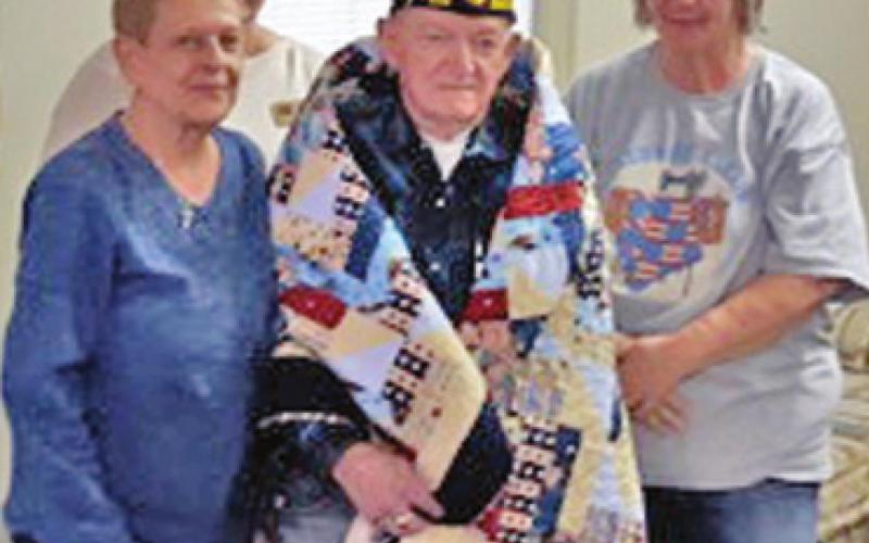 Cherokee County veterans presented with Quilts of Valor