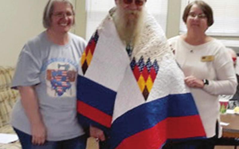 Cherokee County veterans presented with Quilts of Valor