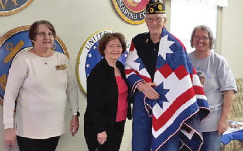 Cherokee County veterans presented with Quilts of Valor