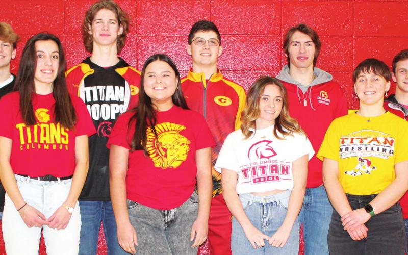 Columbus Titans Winter Homecoming candidates