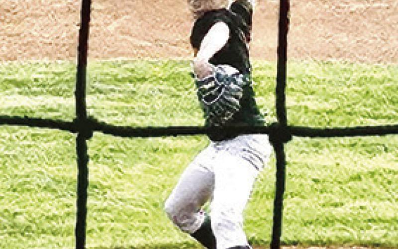 Cord Saporito, pitched a shut out win over Lions Club, Tuesday, in the Columbus Cal Ripken Major League contest on Volunteer Field at the Community Field Ball Park. (Photo courtesy of Clint Saporito.)