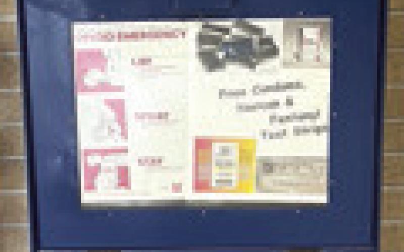 The Cherokee County Health Department came up with a new service. They have just installed their first public Narcan dispenser in the county. Located in the Galena City Hall the former newspaper vendor box has been retrofitted to dispense Narcan. Narcan can be administered to people who have overdosed on opioid drugs. Courtesy photos.