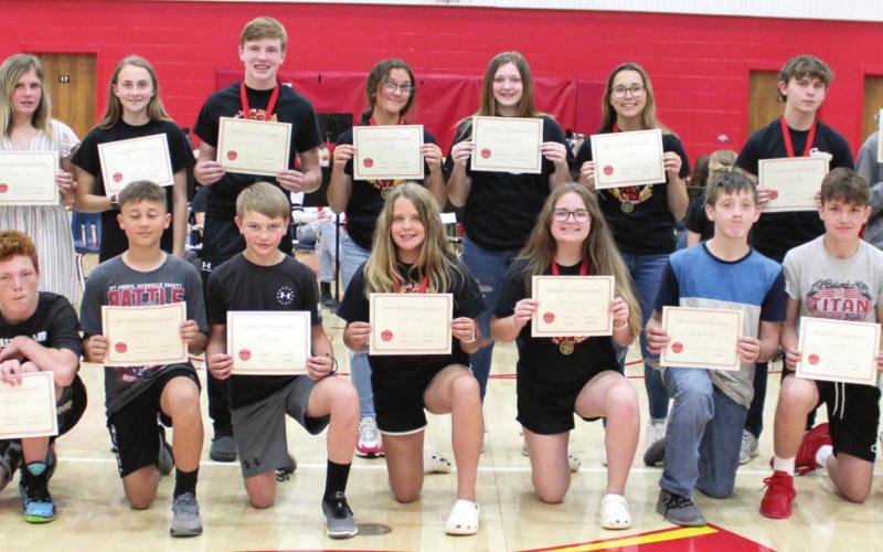 Central Junior High recognizes fitness award recipients