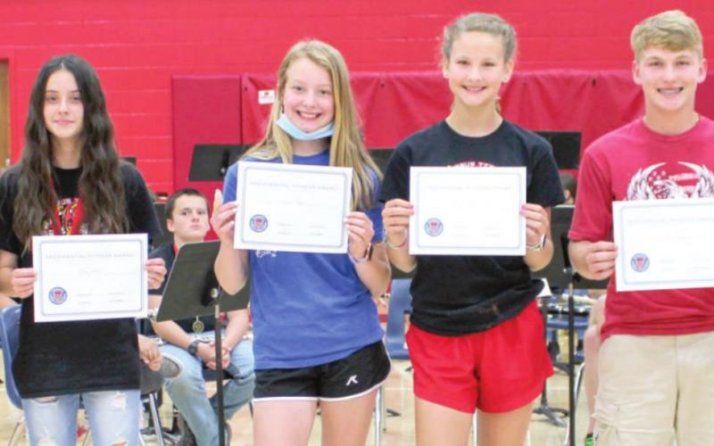 Central Junior High recognizes fitness award recipients