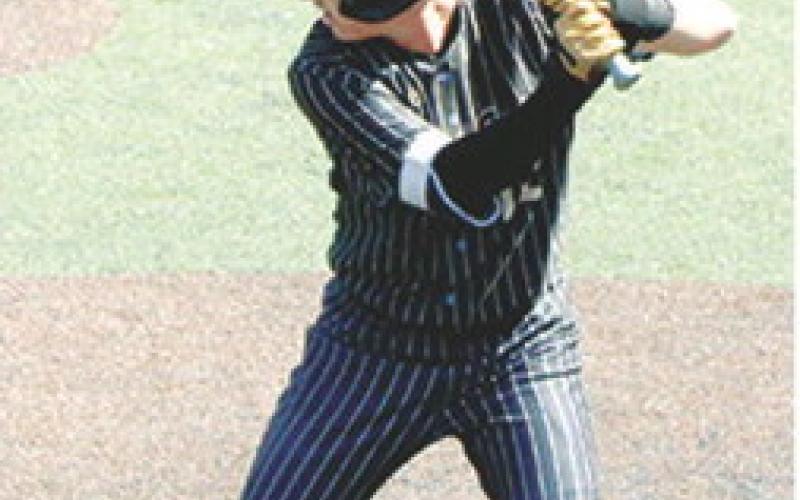 Frontenac High School All-CNC League and All-State Baseball Alum, Logan Myers, led the Emporia State Hornet Offense with four hits in four plate appearances for two doubles, a single, and a home run in the 14-2, seven inning, run-rule win over the previously undefeated PSU Gorillas, Friday, in Emporia. Myers leads the Hornets with a .408 batting average. He earned distinction as the 2024 MIAA Co-Freshman of the Year. Above he stands in the batter’s box for a 2025 win at MSSU.