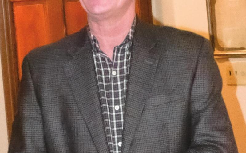 Brian Caswell gave the keynote speech at the Baxter Springs Chamber dinner.