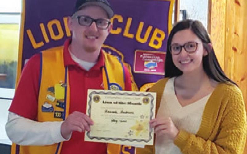 Hannah Andrews is May Lion of the month