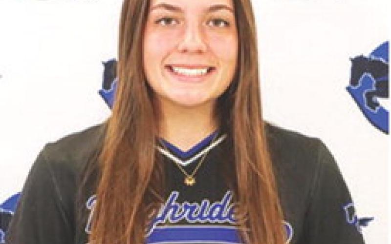 Aubree Saporito Crowder College, Softball Courtesy photo.